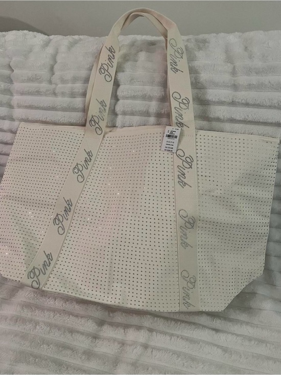 PINK Victoria's Secret Handbags - PINK/Victoria's Secret Bedazzled Tote Bag